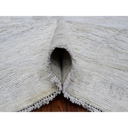 Oushak And Peshawar Wool Hand Knotted Rug Grey Gray 8.8X11.7 -O088923