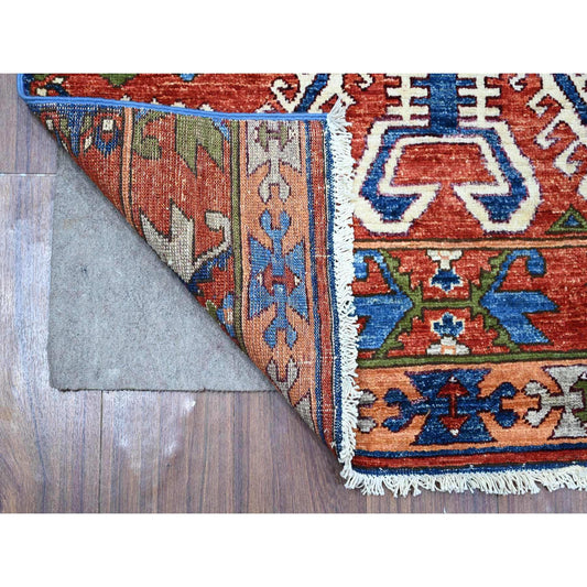 Kazak Wool Hand Knotted Rug Red No Border 3.3X5.1 -O088930