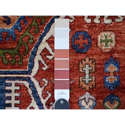 Kazak Wool Hand Knotted Rug Red No Border 3.3X5.1 -O088930