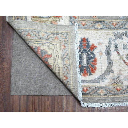 Heriz Wool Hand Knotted Rug Grey 9.2x12.0 -O088955