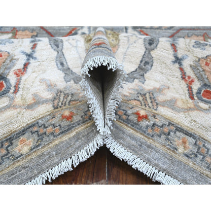 Heriz Wool Hand Knotted Rug Grey 9.2x12.0 -O088955