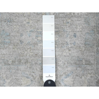 Oushak And Peshawar Wool Hand Knotted Rug Grey Gray 1.9X3.0 -O089037