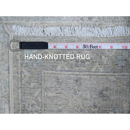 Oushak And Peshawar Wool Hand Knotted Rug Grey Gray 1.9X3.0 -O089037