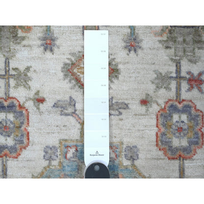 Heriz Wool Hand Knotted Rug Ivory Ivory 2.11X5.1 -O089039