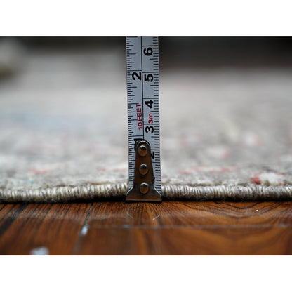 Oushak And Peshawar Wool Hand Knotted Rug Grey No Border 3.1X5.1 -O089060