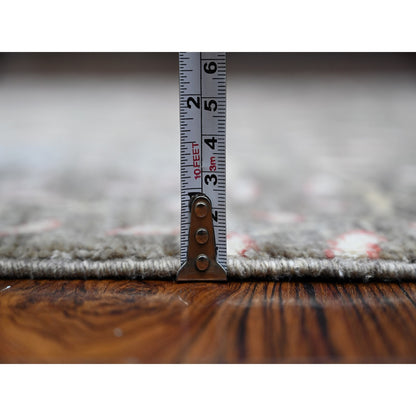 Oushak And Peshawar Wool Hand Knotted Rug Grey No Border 3.1X5.2 -O089064