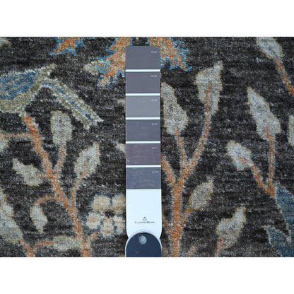 Oushak And Peshawar Wool Hand Knotted Rug Grey No Border 2.6X6.1 -O089068
