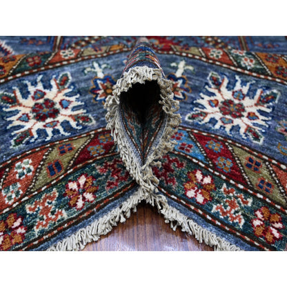 Kazak Wool Hand Knotted Rug Grey Gray 8.0X9.6 -O089095