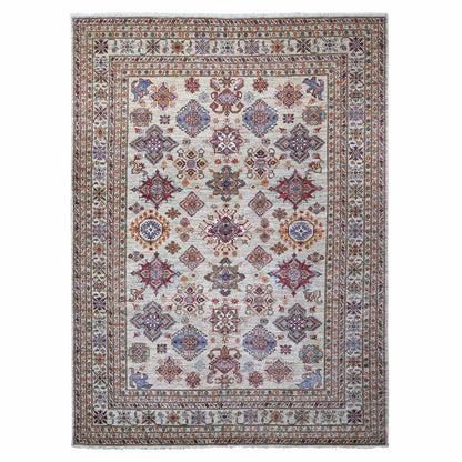Kazak Wool Hand Knotted Rug Grey Gray 9.0X12.3 -O089103