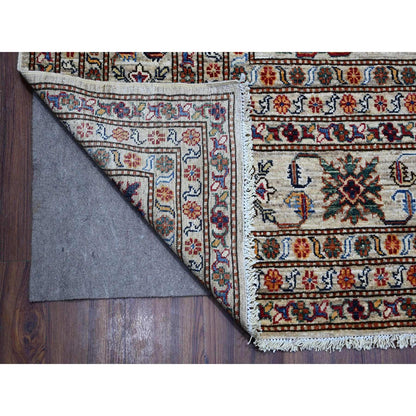 Kazak Wool Hand Knotted Rug Grey Gray 9.0X12.3 -O089103