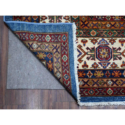 Traditional Wool Hand Knotted Rug Blue 9.9X12.11  -O089106