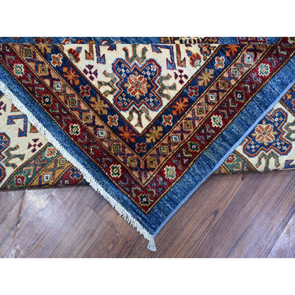 Traditional Wool Hand Knotted Rug Blue 9.9X12.11  -O089106