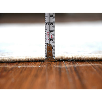 Oushak And Peshawar Wool Hand Knotted Rug Blue Blue 2.11X19.5 -O089137