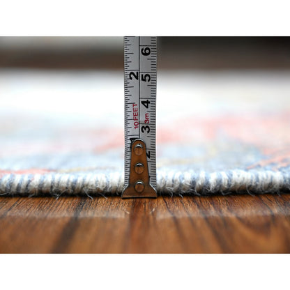 Oushak And Peshawar Wool Hand Knotted Rug Grey No Border 2.6X5.10 -O089162