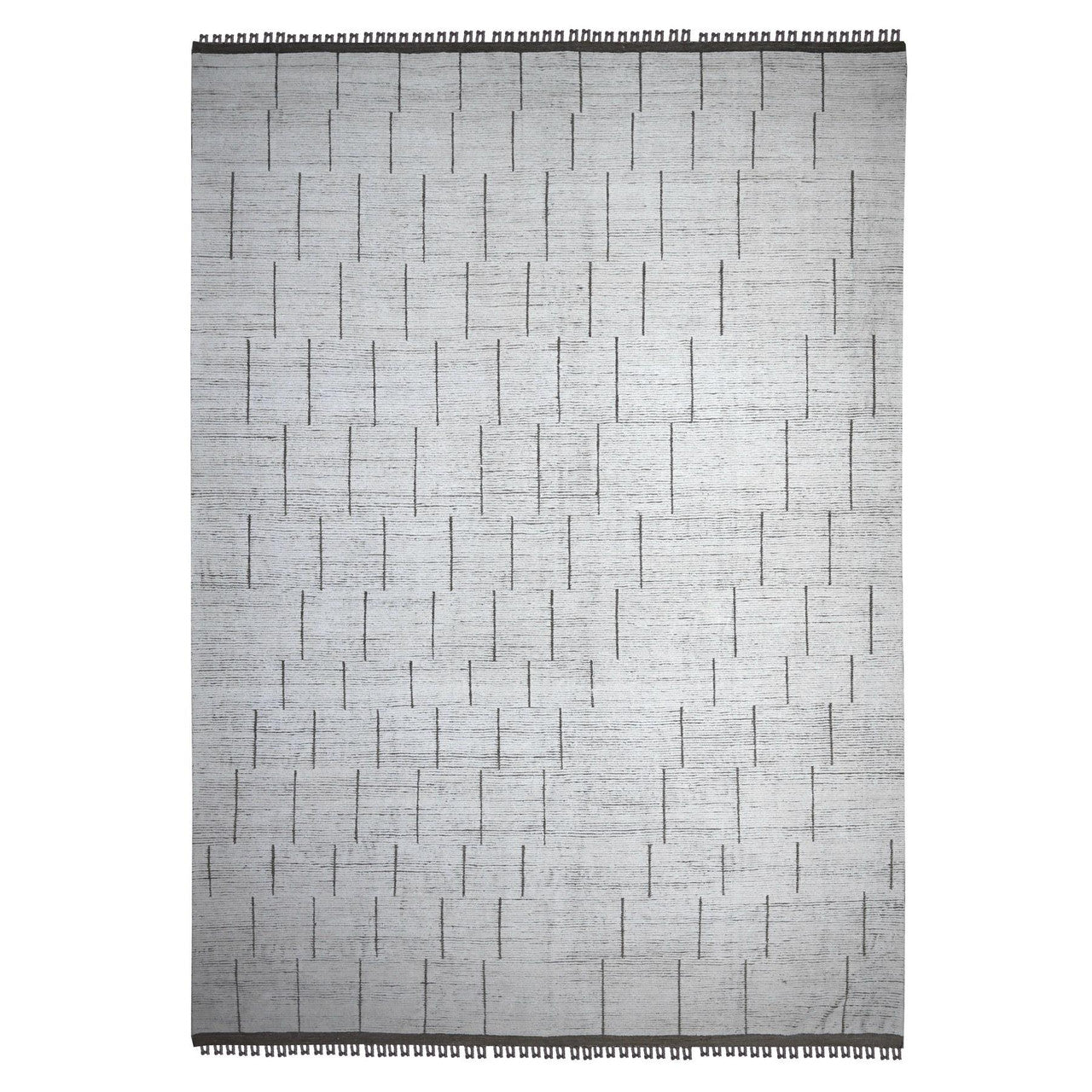 Ivory 11'11" x 16'2" Tribal & Geometric Hand knotted Wool Rug - Sku: O089193