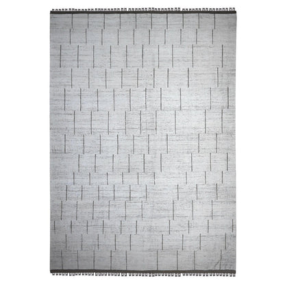 Tribal & Geometric Wool Hand Knotted Rug Ivory No Border 11.11X16.2 -O089193