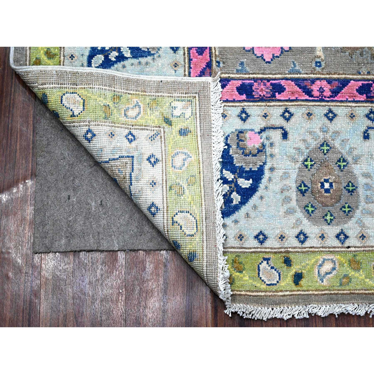 Gray 6'0" x 8'8" Kazak Hand knotted Wool Rug - Sku: O089233