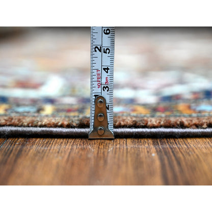 Kazak Wool Hand Knotted Rug Brown Ivory 6.0X8.10 -O089300