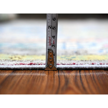 Kazak Wool Hand Knotted Rug Grey Platinum Gray 5.11X8.5 -O089344