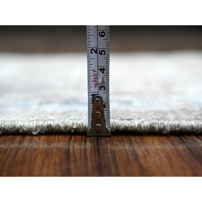 Oushak And Peshawar Wool Hand Knotted Rug Grey Gray 2.0X3.0 -O089361