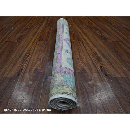 Kazak Wool Hand Knotted Rug Grey Slate Gray 3.2X4.8 -O089399