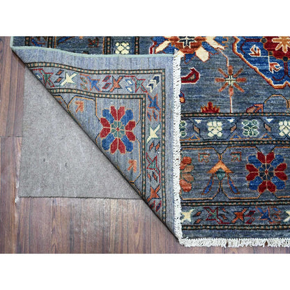 Kazak Wool Hand Knotted Rug Grey Gray 8.2X9.11 -O089420