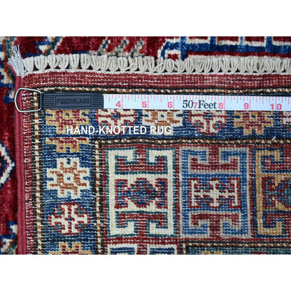 Kazak Wool Hand Knotted Rug Red Red 2.9X4.1 -O089435