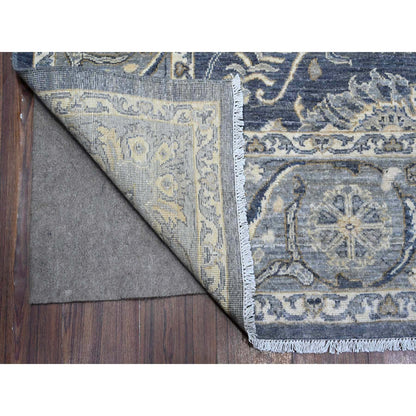 Oushak And Peshawar Wool Hand Knotted Rug Grey Gray 8.0X9.9 -O089489