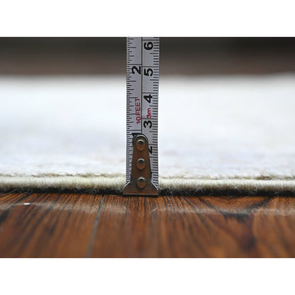 Oushak And Peshawar Wool Hand Knotted Rug Grey Gray 2.9X11.9 -O089535