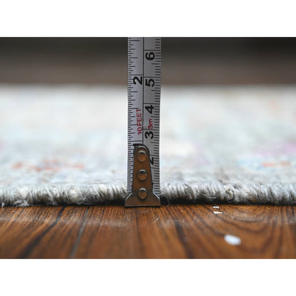 Oushak And Peshawar Wool Hand Knotted Rug Grey Gray 2.1X3.3 -O089538