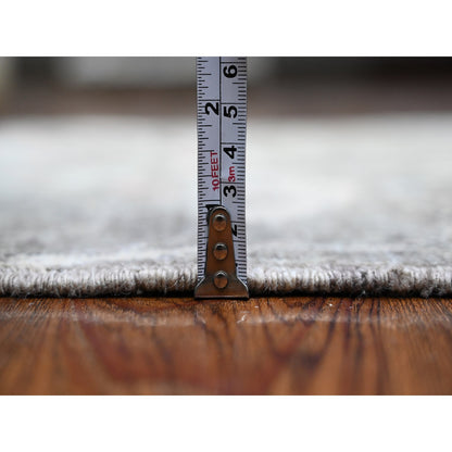 Oushak And Peshawar Wool Hand Knotted Rug Grey No Border 2.8X11.8 -O089580