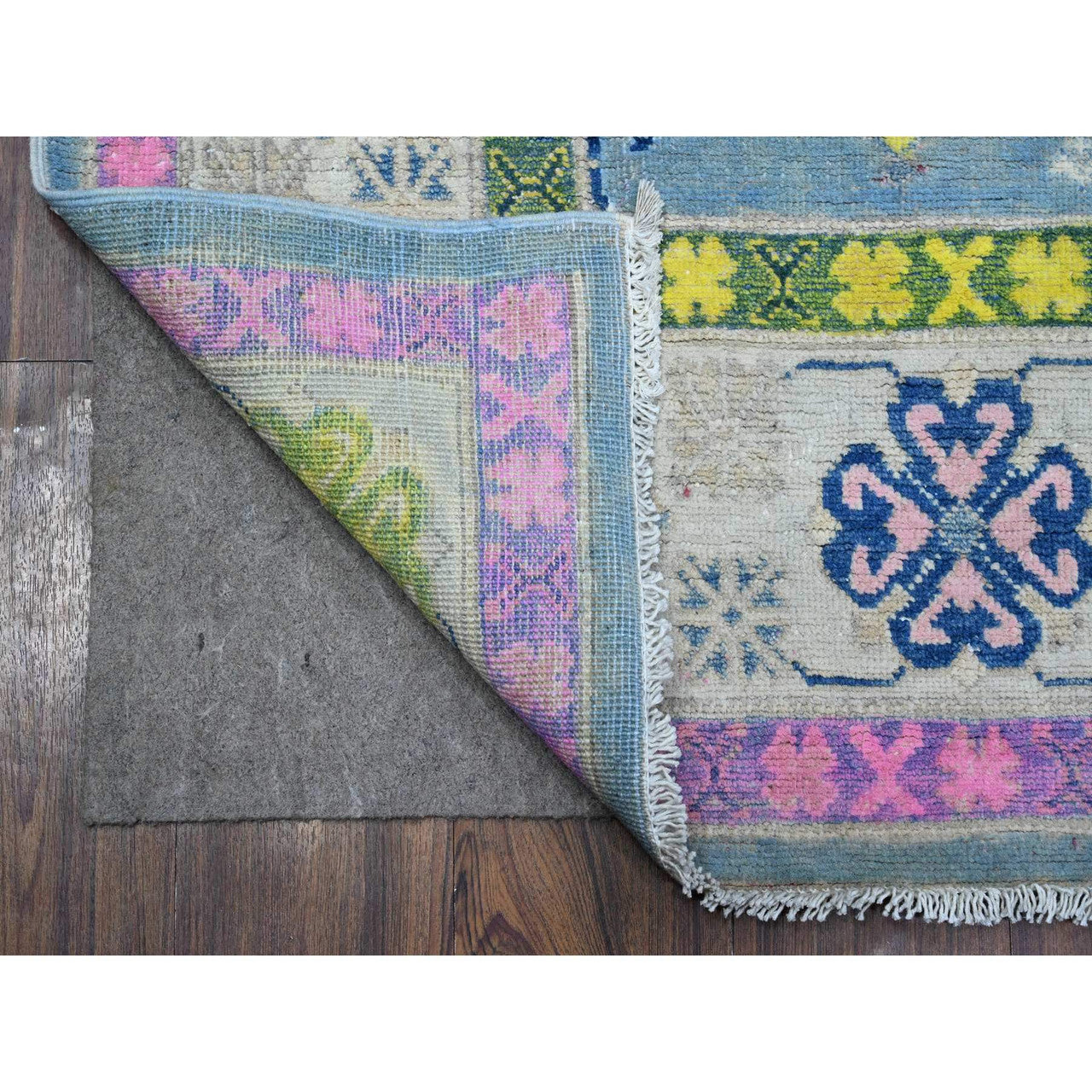 Gray 5'10" x 8'10" Kazak Hand knotted Wool Rug - Sku: O089610