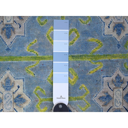 Kazak Wool Hand Knotted Rug Grey Silver 5.10X8.10 -O089610