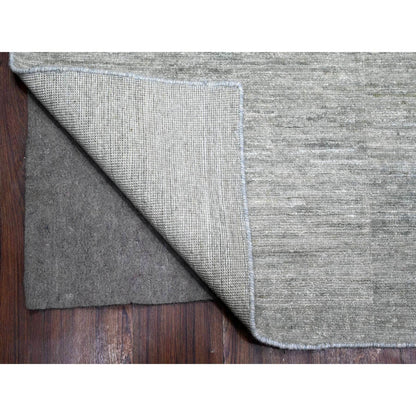 Modern and Contemporary Wool Hand Knotted Rug Grey 8.8x11.9 -O089655