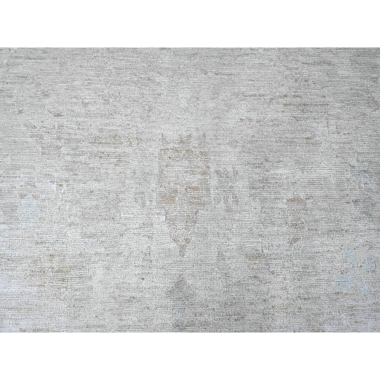 Gray 7'8" x 14'10" Oushak And Peshawar Hand knotted Wool Rug - Sku: O089768