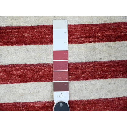 Oushak And Peshawar Wool Hand Knotted Rug Red 2.6x3.11 -O089803