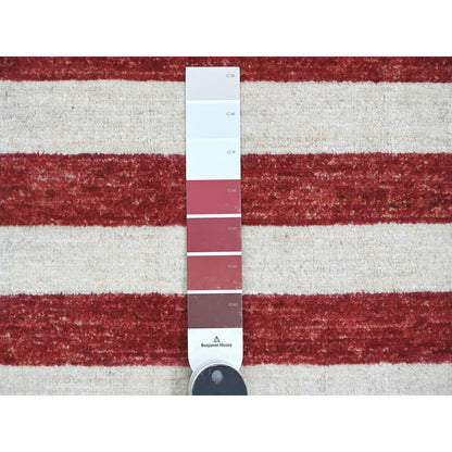 Oushak And Peshawar Wool Hand Knotted Rug Red 2.6x3.11 -O089809
