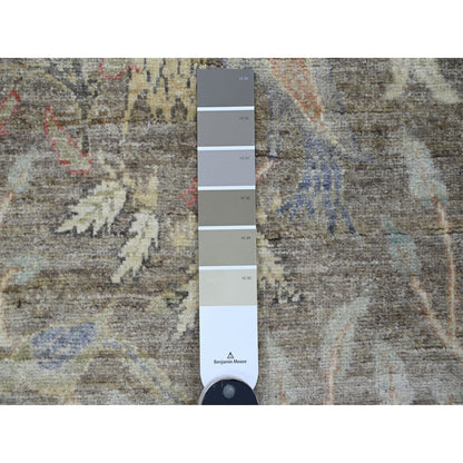 Oushak And Peshawar Wool Hand Knotted Rug Grey 2.4x6.1 -O089840