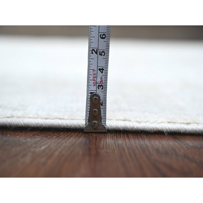 Oushak And Peshawar Wool Hand Knotted Rug Grey 2.7x11.7 -O089903
