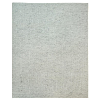 Flat Weave Wool Hand Woven Rug Grey No Border 12.0X14.10 -O090120