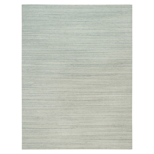 Modern and Contemporary Wool Hand Loomed Rug Ivory No Border 9.0X11.10 -O090122