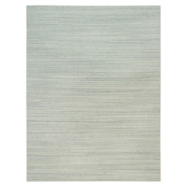 Modern and Contemporary Wool Hand Loomed Rug Ivory No Border 9.0X11.10 -O090122