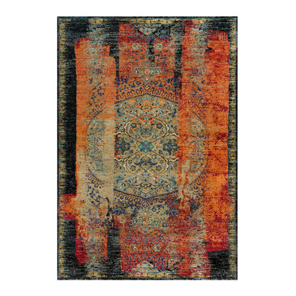 Transitional Wool Hand Knotted Rug Red No Border 6.1X9.0 -O090220