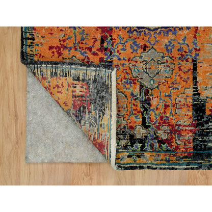 Transitional Wool Hand Knotted Rug Red No Border 3.2X5.1 -O090228