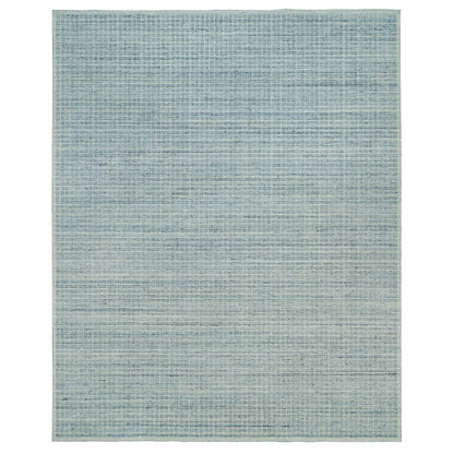 Modern and Contemporary Wool Hand Loomed Rug Blue No Border 12.3X14.9 -O090336