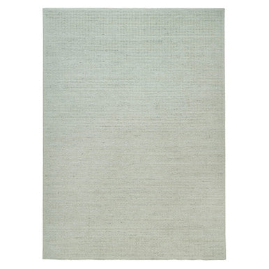Modern and Contemporary Wool Hand Loomed Rug Ivory No Border 10.0X13.9 -O090341