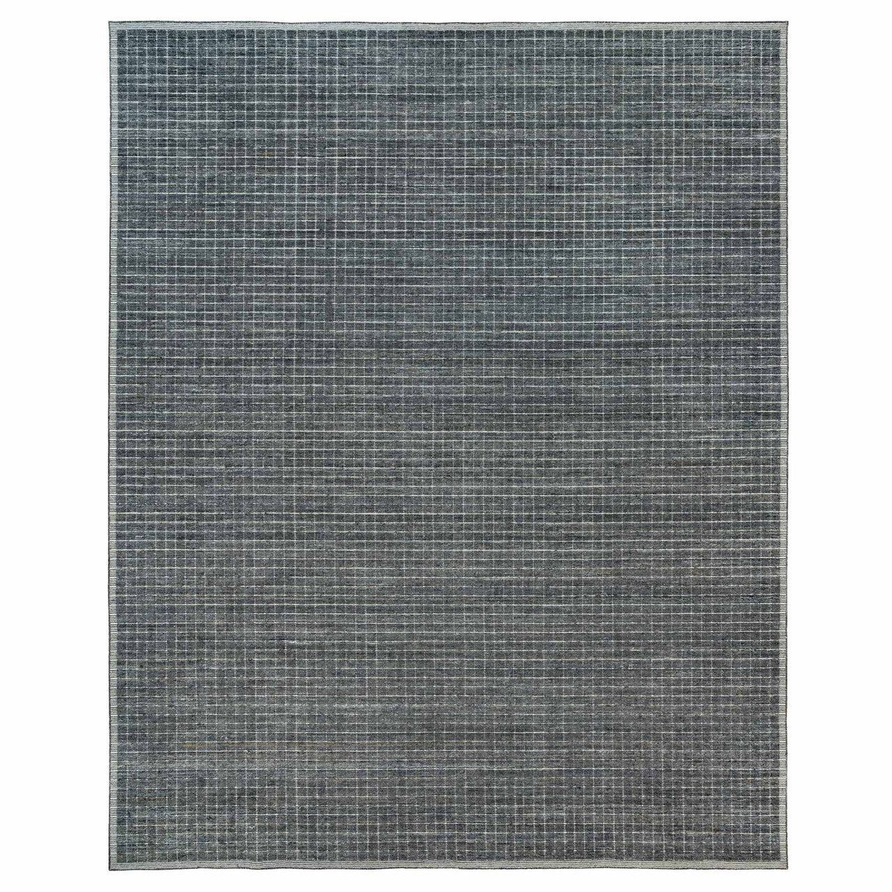 Gray 11'11" x 14'9" Modern and Contemporary Handloom Wool Rug - Sku: O090345