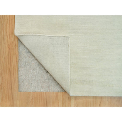 Modern and Contemporary Wool Hand Loomed Rug Ivory 9.0x12.0 -O090380