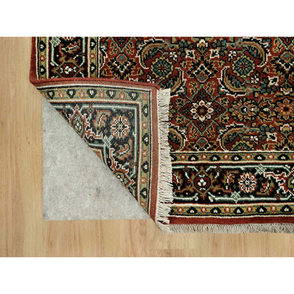Fine Oriental Wool Hand Knotted Rug Red Blue 3.1X5.5 -O090441