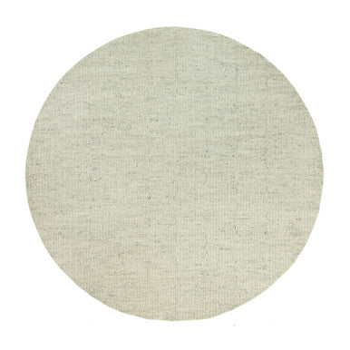 Flat Weave Wool Hand Woven Rug Grey No Border 10.1X10.1 -O090449